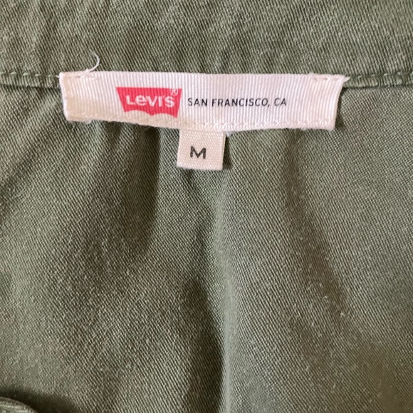 Levi’s Olive Green Bettina Sleeveless Midi Dress, size Medium - Picture 3 of 7